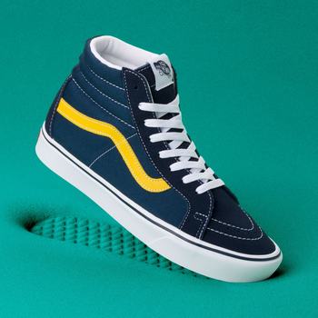 Damske Kotnikove Tenisky Vans Sport Comfycush Sk8-Hi Reissue Modre VA59EZFQB